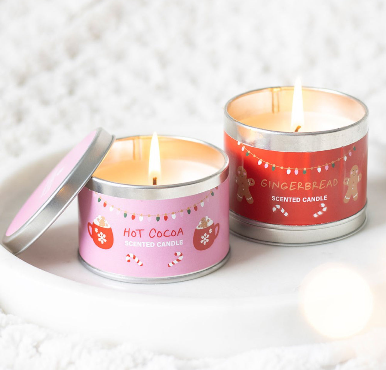 Christmas Snuggle Candles