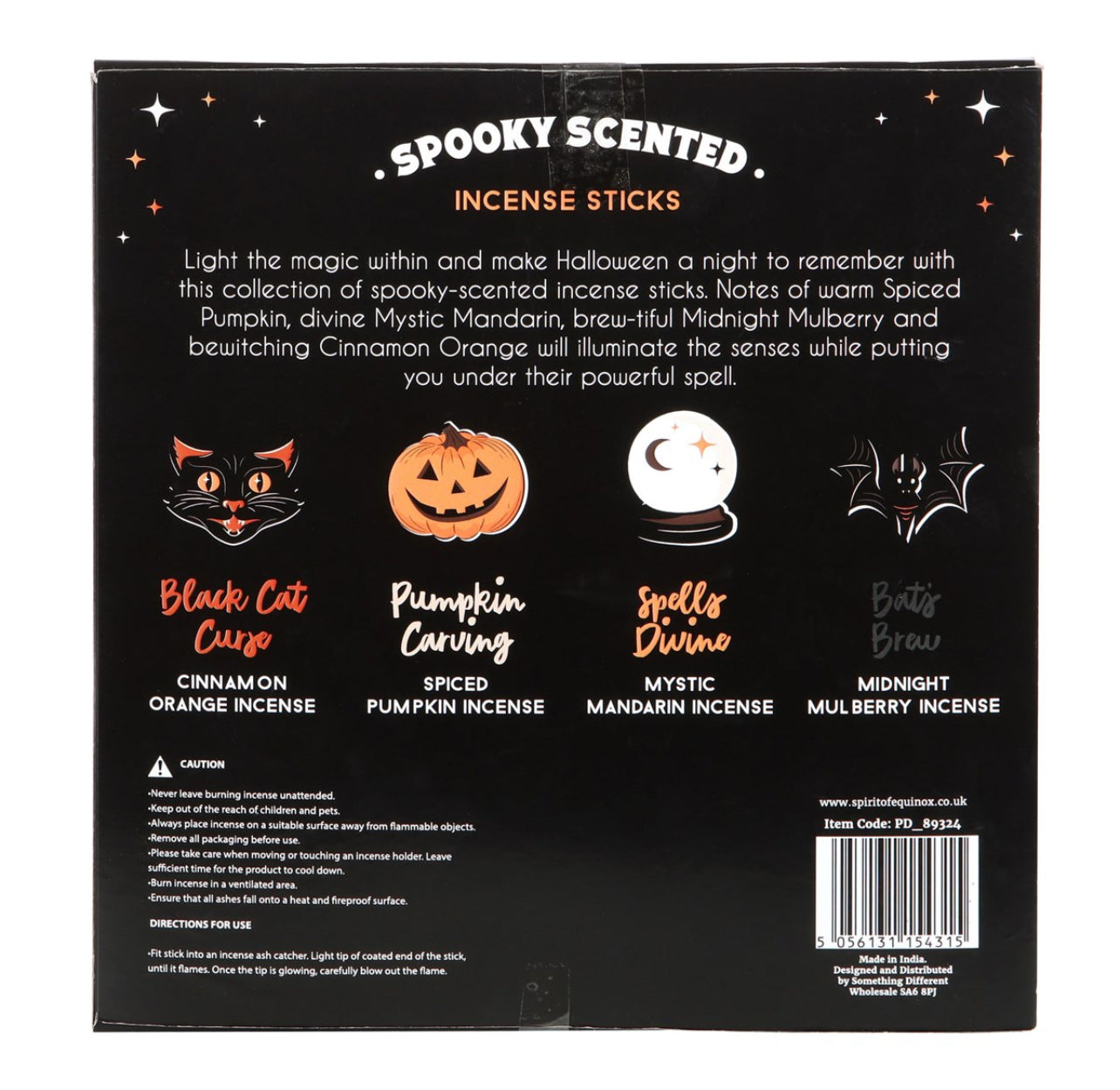 Spooky Scented Incense Set