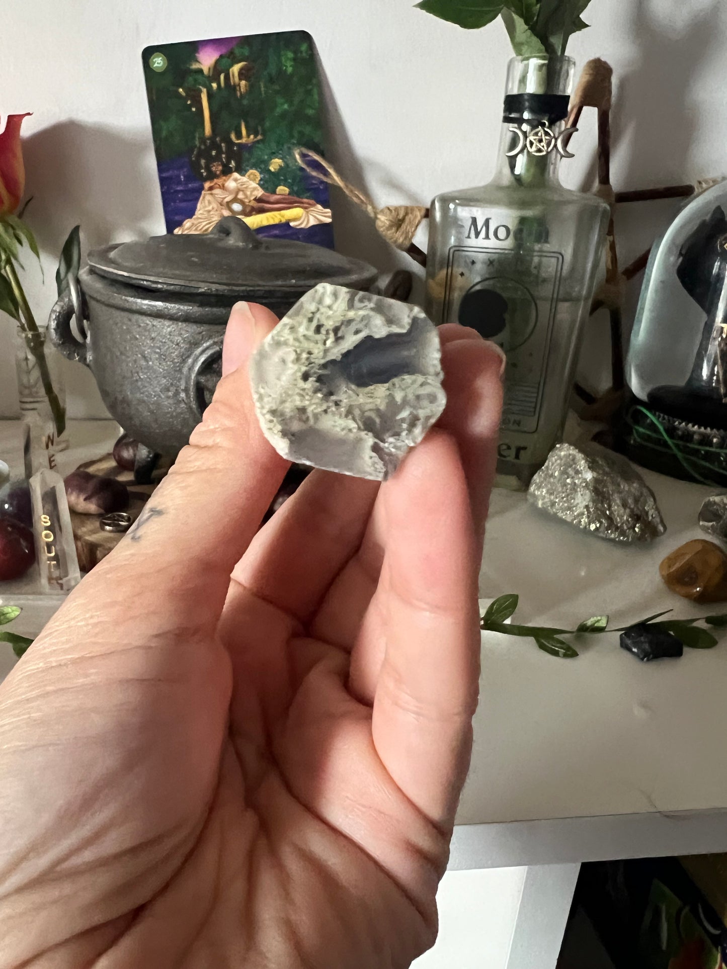 Moss Agate Crystal Towers