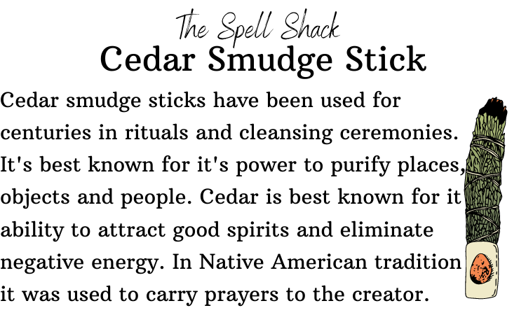 Cedar Smoke Cleansing Stick