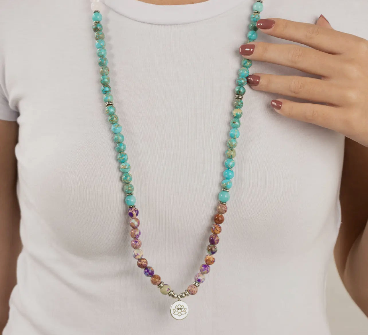 Mala Bead Rebirth Necklace