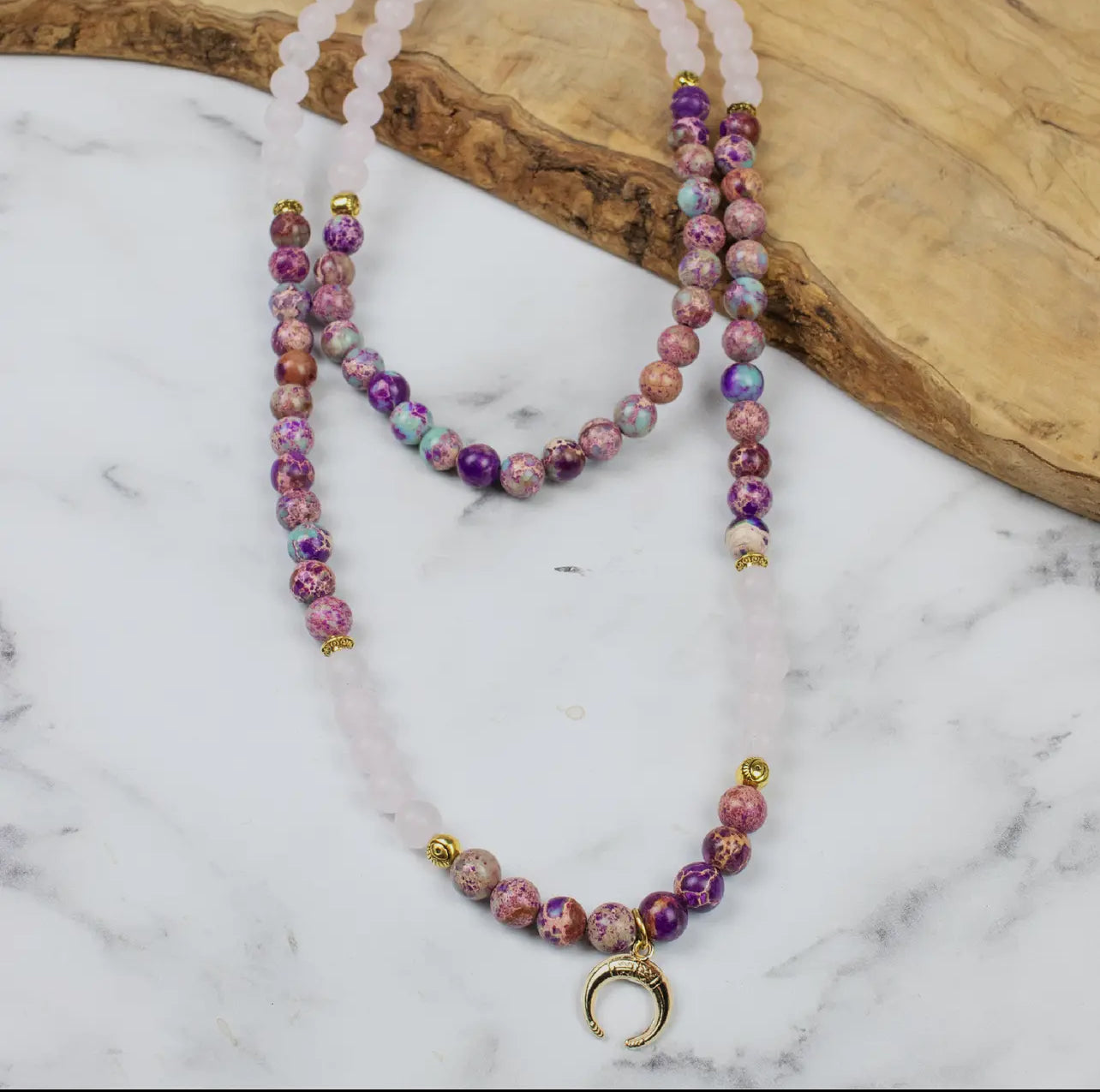 Mala Bead Balance Necklace