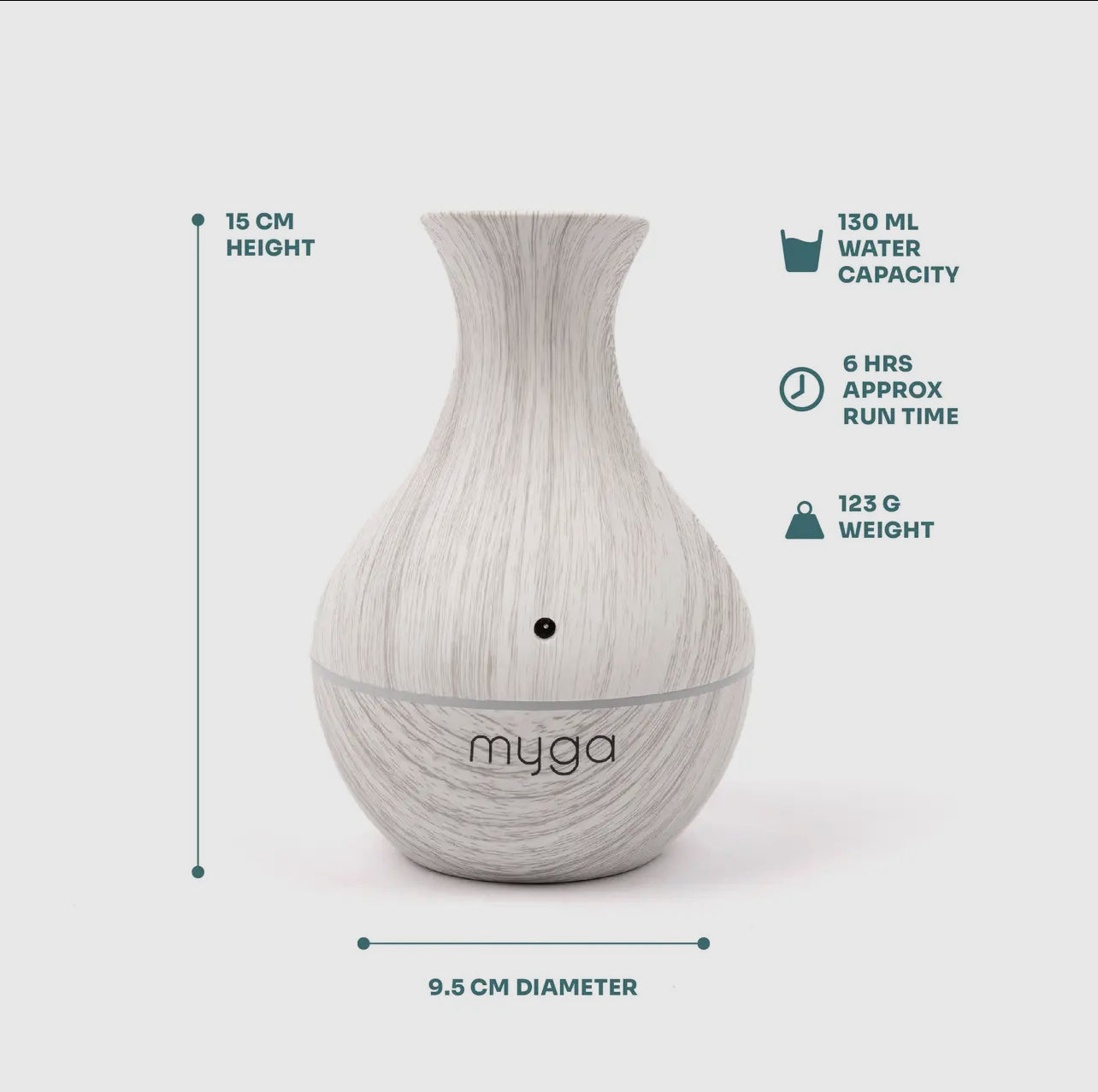 Muga USB Aroma Diffuser With LED