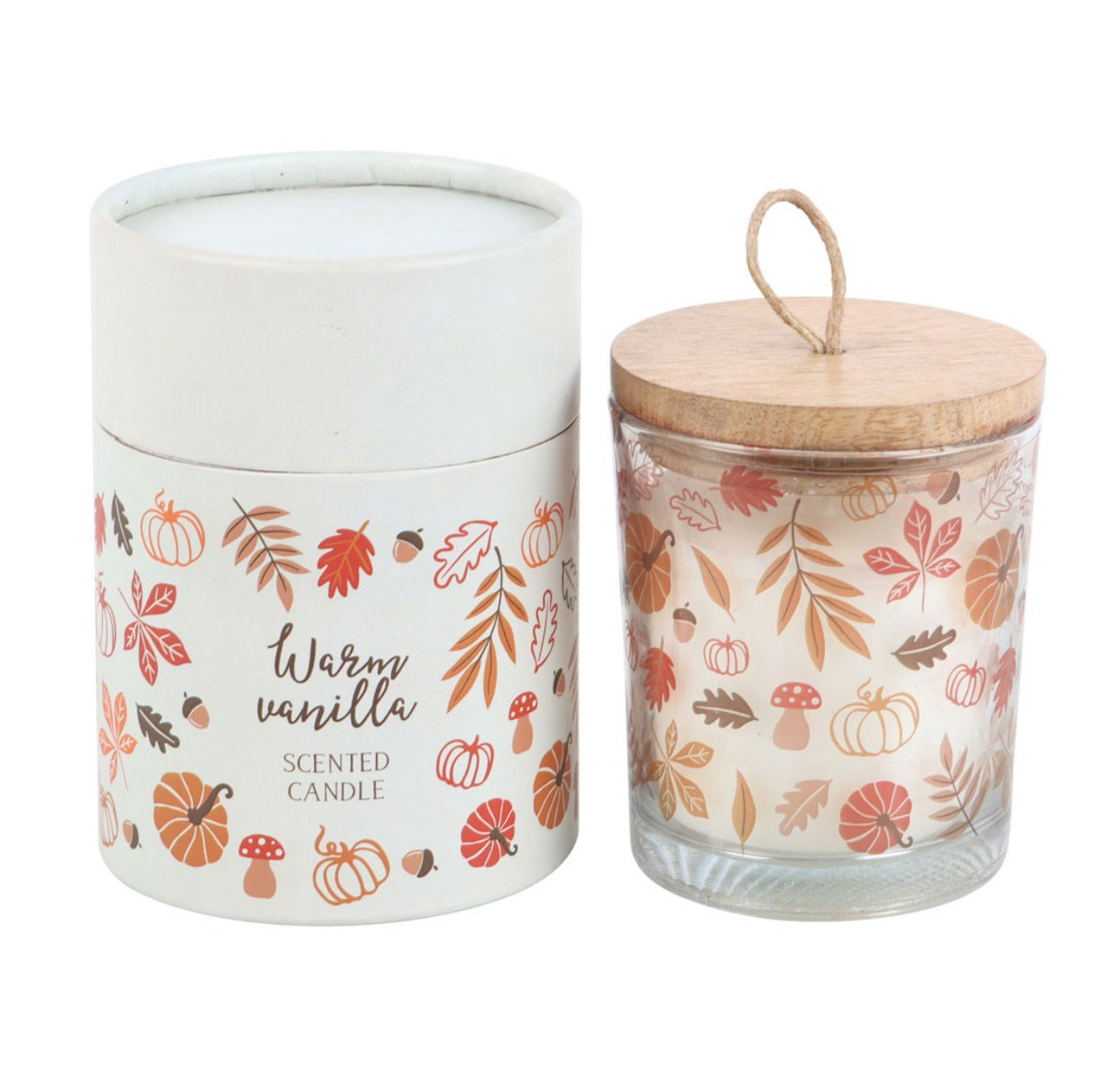 Autumn Leaves Warm Vanilla Candle.