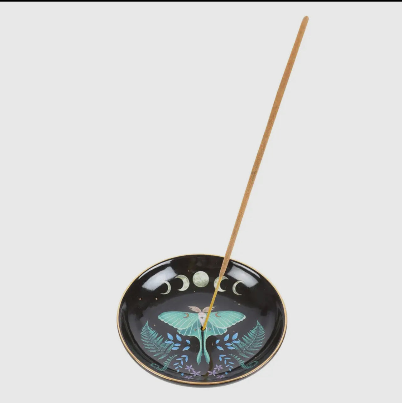 Luna Moth Ceramic Incense Plate