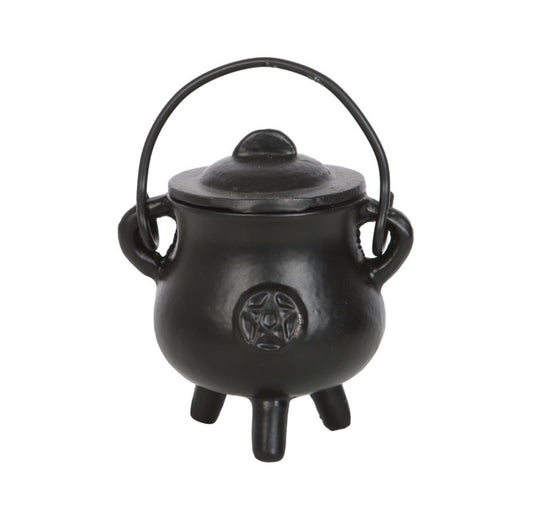 Pentagram Cast Iron Cauldron - 7.5cm