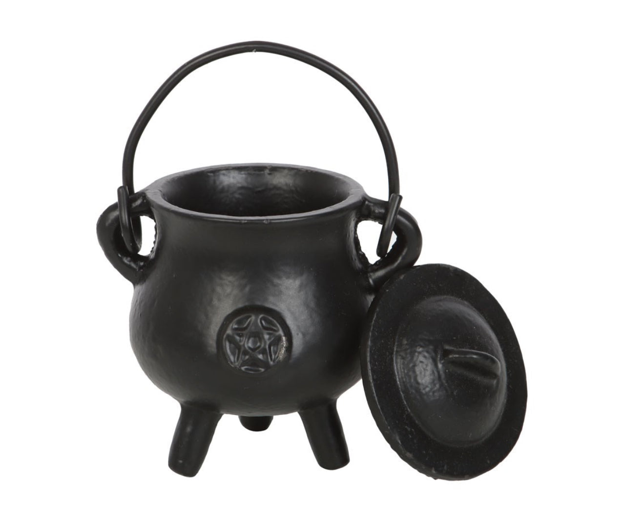 Pentagram Cast Iron Cauldron - 7.5cm