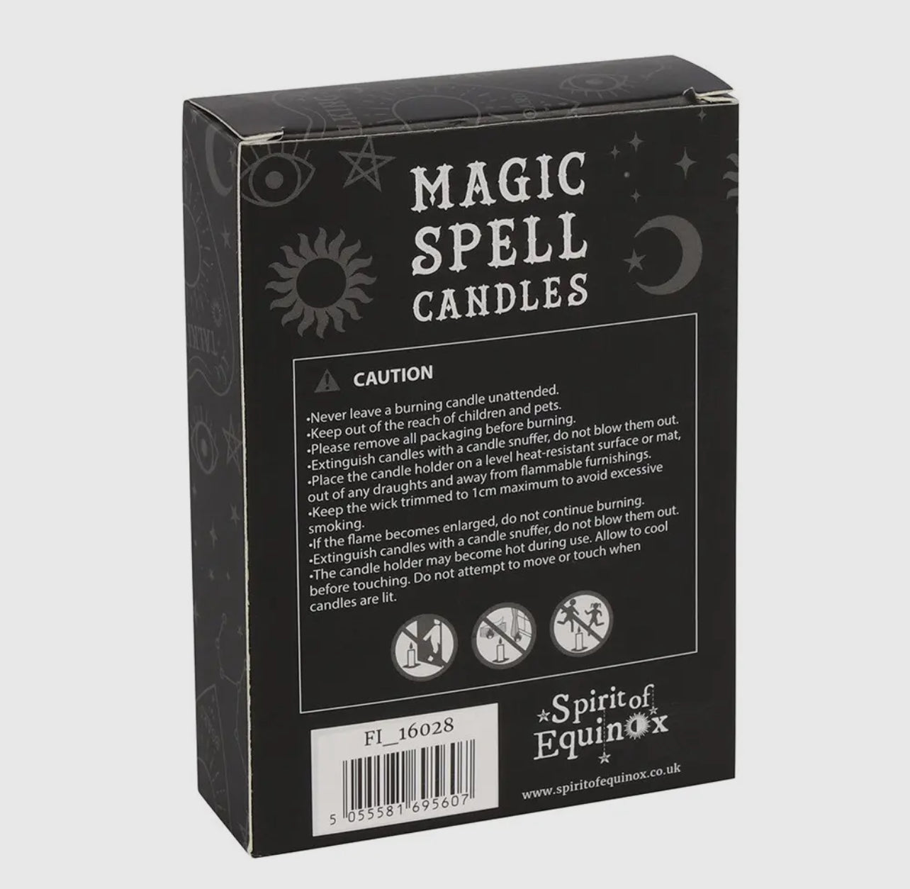 Pack of 12 White Spell Candles