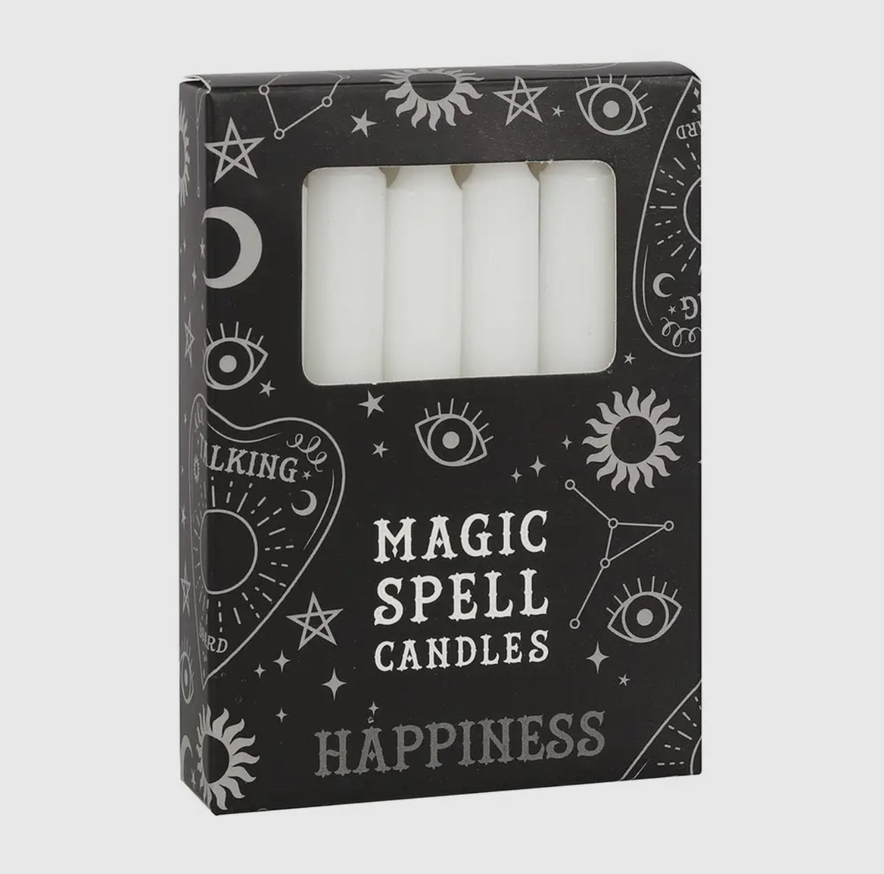 Pack of 12 White Spell Candles