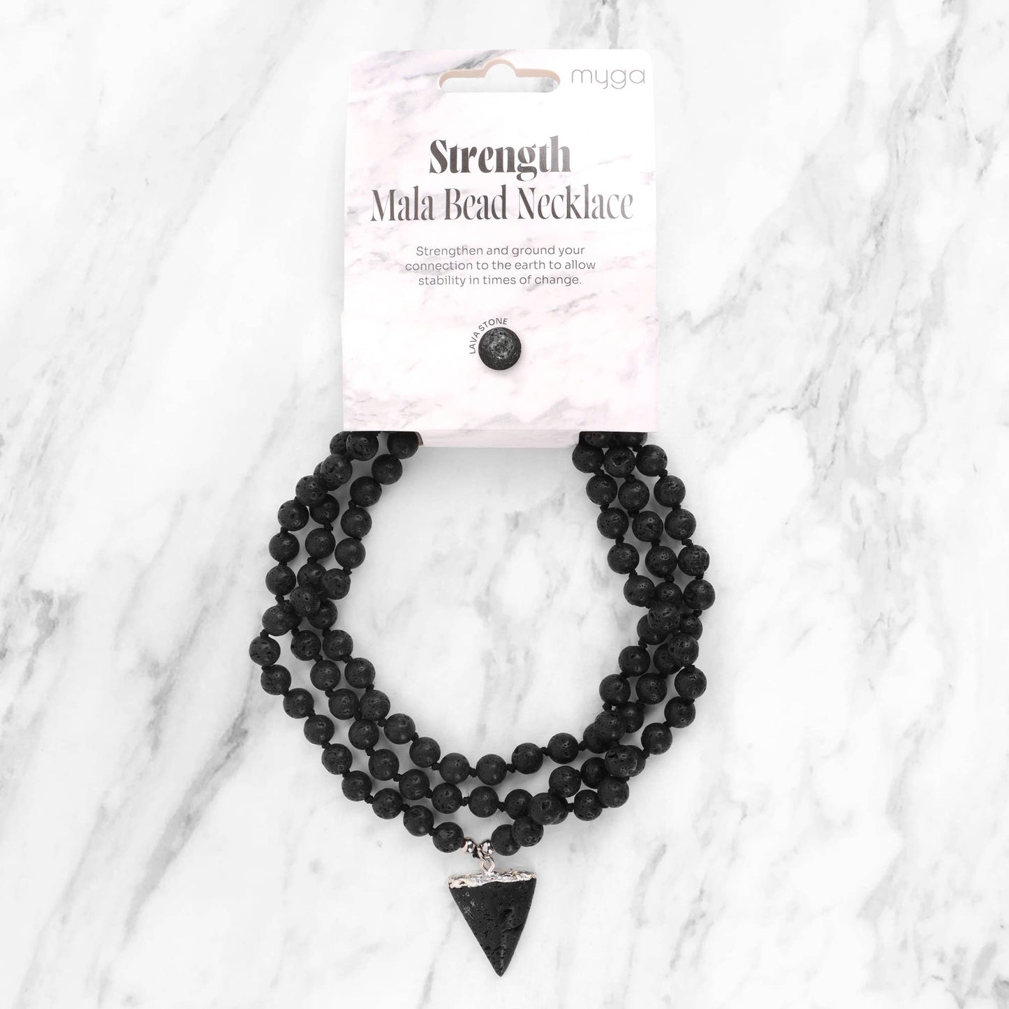 Mala Bead Necklace - Strength