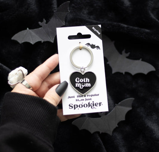 Goth Mum Keyring